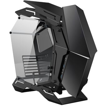  Корпус JONSBO MOD-3 Black без БП, боковые панели из закаленного стекла, mini-ITX, micro-ATX, ATX, черный 
