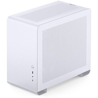  Корпус Jonsbo U4 Mini White без БП, боковая панель из закаленного стекла, mini-ITX, micro-ATX, белый 
