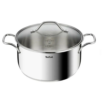  Кастрюля Tefal B8644674 d24см (без крышки) серебристый (2100125815) 