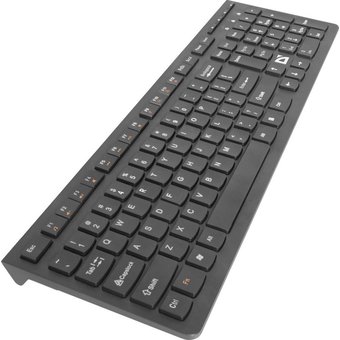  Комплект Defender Columbia C-775 RU черный (45775) беспроводной набор: клавиатура + мышь, мультимедиа 