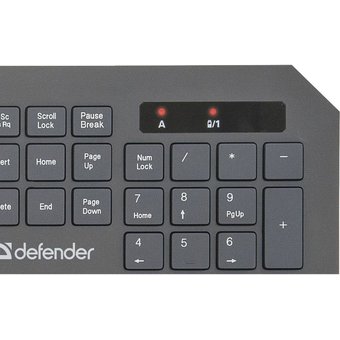  Клавиатура + мышь DEFENDER Berkeley C-925 Nano B Черный 
