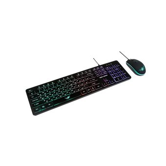  Комплект Dialog KMGK-1707U Black Gan-Kata (клавиатура + опт. мышь) с RGB подсветкой 