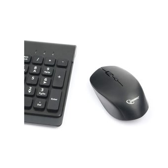  Клавиатура + мышь беспроводные Gembird KBS-7200, черный 