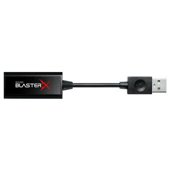  Звуковая карта CREATIVE Sound BlasterX G1, Black, Retail (USB3.0, 7.1Ch, AP: BlasterX Acoustic Engine Pro, ЦАП: 24bit/96kHz, усилитель для наушников до 300 Ом) (70SB171000000) 