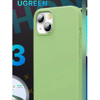  Чехол UGREEN LP544 90255 Silky Silicone Protective Case for iPhone 13 Green 