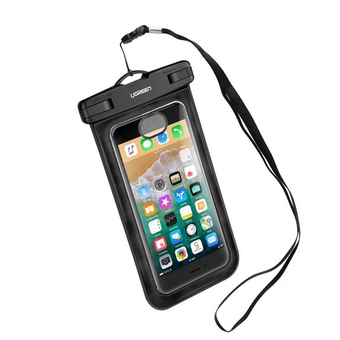  Чехол UGREEN LP186 50919 Waterproof Case for Phone Black/Clear 