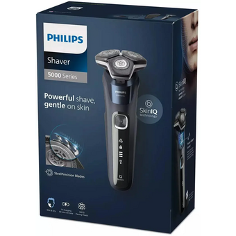  Бритва роторная Philips S5885/35 синий/черный 
