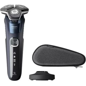  Бритва роторная Philips S5885/35 синий/черный 