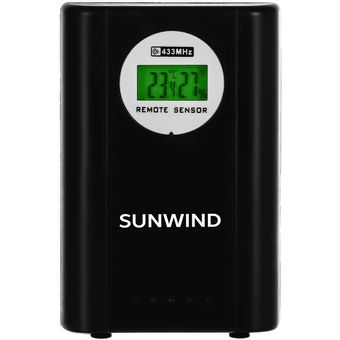  Погодная станция SunWind SW-WSH160-Color черный 