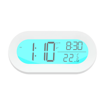  Часы-будильник электронные RITMIX CAT-110 White 