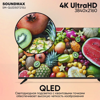  Телевизор SOUNDMAX SM-QLED50T21SU 