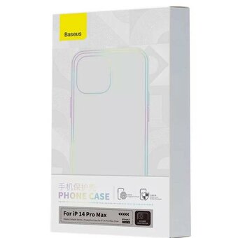  Чехол Baseus Simple Series 2 (P60151104201-03) Protective Case for iP 14 Pro Max Clear 