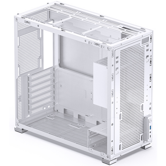  Корпус JONSBO D41 Mesh White без БП, боковая панель из закаленного стекла, mini-ITX, micro-ATX, ATX, белый 