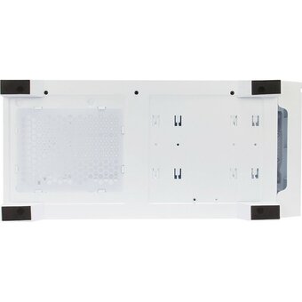  Корпус 1STPLAYER DK D6 White (D6-WH-4F1-W) / mATX / 4x120mm LED fans 