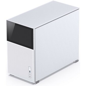  Корпус JONSBO D31 Mesh SC White без БП, боковая панель из закаленного стекла, 8” Color TFT-LCD screen, mini-ITX, micro-ATX, белый 