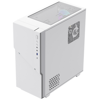  Корпус Gamemax ZORRO COC White без БП (Midi Tower, Белый, 1*USB3.0, 1*USB Type-C, COC fan) 