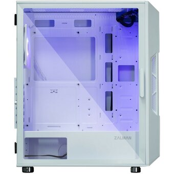  Корпус ZALMAN I3 Neo ARGB White, ATX, Front Mesh, Window, 2x3.5", 3x2.5", 1xUSB2.0, 2xUSB3.0, Front 3x120mm ARGB, Rear 1x120mm ARGB 