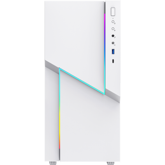  Корпус Gamemax ZORRO COC White без БП (Midi Tower, Белый, 1*USB3.0, 1*USB Type-C, COC fan) 