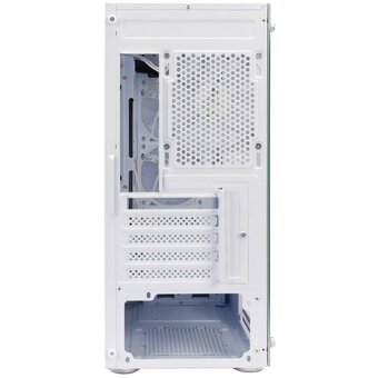  Корпус 1STPLAYER FD5-M ARGB White (FD5-M-WH-4F2-W(AP)) / mATX / 4x120mm ARGB fans 