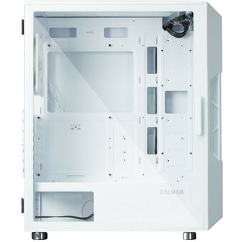  Корпус ZALMAN I3 Neo ARGB White, ATX, Front Mesh, Window, 2x3.5", 3x2.5", 1xUSB2.0, 2xUSB3.0, Front 3x120mm ARGB, Rear 1x120mm ARGB 