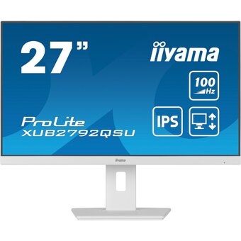  Монитор Iiyama ProLite XUB2792QSU-W6 белый 