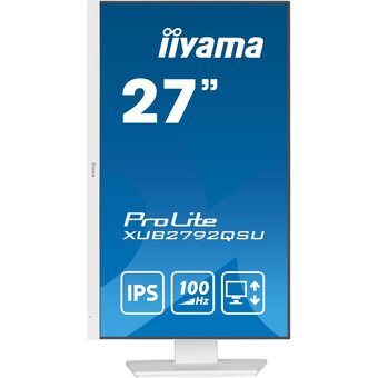  Монитор Iiyama ProLite XUB2792QSU-W6 белый 