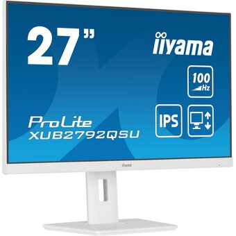  Монитор Iiyama ProLite XUB2792QSU-W6 белый 