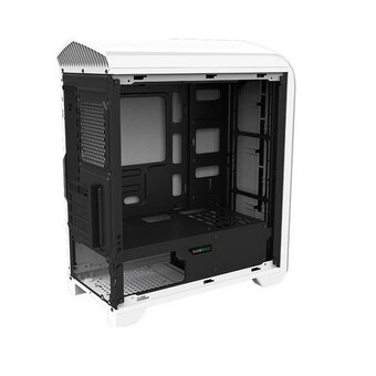 Корпус GameMax Centauri WB H601 mATX, white, w/o PSU, w/1xUSB3.0+1xUSB2.0+HD-Audio, w/1x12mm FRGB fan 