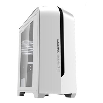  Корпус GameMax Centauri WB H601 mATX, white, w/o PSU, w/1xUSB3.0+1xUSB2.0+HD-Audio, w/1x12mm FRGB fan 