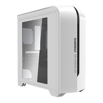  Корпус GameMax Centauri WB H601 mATX, white, w/o PSU, w/1xUSB3.0+1xUSB2.0+HD-Audio, w/1x12mm FRGB fan 
