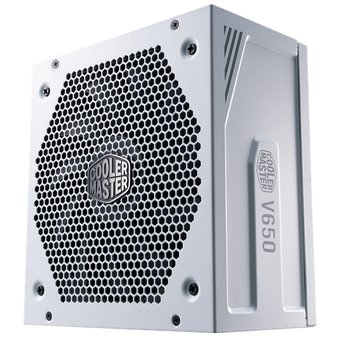  Блок питания Cooler Master Gold-V2 White Edition (MPY-650V-AGBAG-EU) Power Supply, 650W, ATX, 135mm, 24pin, 12xSATA, 4xPCI-E(6+2), APFC, Full M 