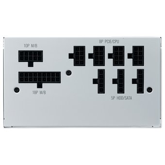  Блок питания Cooler Master Gold-V2 White Edition (MPY-650V-AGBAG-EU) Power Supply, 650W, ATX, 135mm, 24pin, 12xSATA, 4xPCI-E(6+2), APFC, Full M 