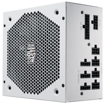  Блок питания Cooler Master Gold-V2 White Edition (MPY-650V-AGBAG-EU) Power Supply, 650W, ATX, 135mm, 24pin, 12xSATA, 4xPCI-E(6+2), APFC, Full M 