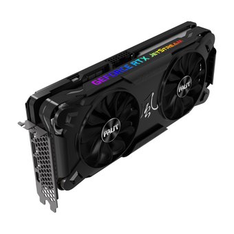  Видеокарта Palit NVIDIA GeForce RTX 3070 JETSTREAM OC (NE63070T19P2-1040J) PCI-E 4.0 8G V1 LHR 8192Mb 256 GDDR6 1500/14000 HDMIx1 DPx3 HDCP Ret 