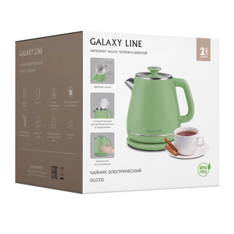  Электрочайник Galaxy Line GL 0331 зеленый 