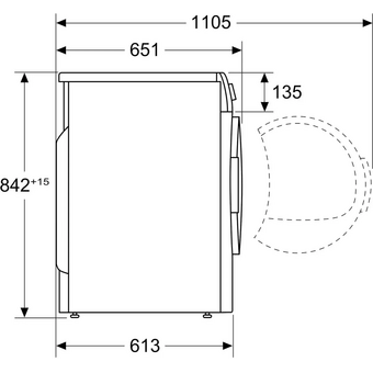  Сушильная машина Bosch Serie 8 WQB245A0BY белый 