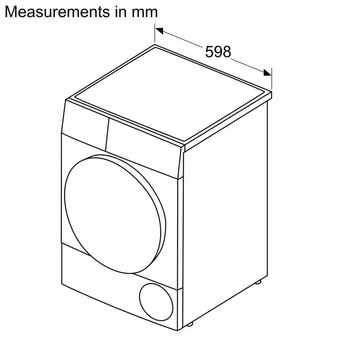  Сушильная машина Bosch WTN86201ME белый 