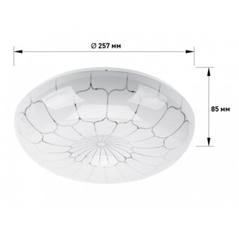  Светильник потолочный Эра Pautina SPB-6-18-6,5K (Б0054068) 18Вт 6500K 