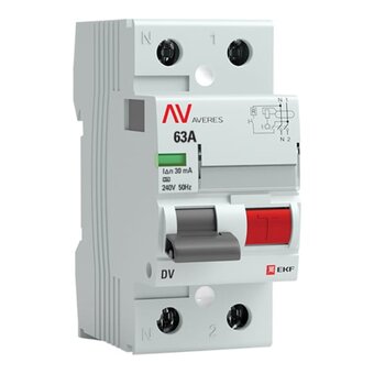  УЗО EKF Averes DV 2P (rccb-2-63-30-a-av) 