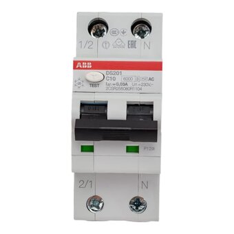  Дифавтомат ABB DS201 C10 AC30 (2CSR255080R1104) 