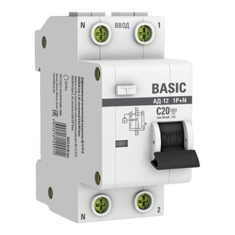  Дифавтомат EKF Basic АД-12 (DA12-20-30-bas) 