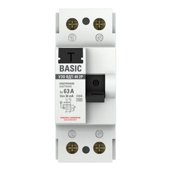  УЗО EKF Basic ВДТ-40 2P (elcb-2-63-30e-sim) 