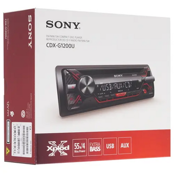  Автомагнитола Sony CDX-G1200U 1DIN 4x55Вт RDS 