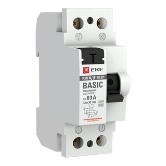  УЗО EKF Basic ВДТ-40 2P (elcb-2-63-30e-sim) 