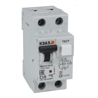  Дифавтомат КЭАЗ АВДТ32-22C16 A УХЛ4 (228065) 