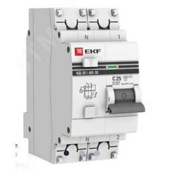  Дифавтомат EKF PROxima АД-32 (DA32-25-30-pro) 