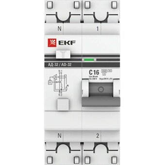 Дифавтомат EKF PROxima АД-32 (DA32-16-30-pro) 