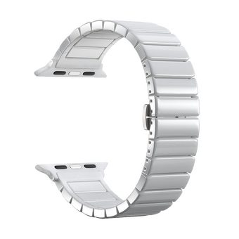 Ремешок Deppa Band Ceramic для Apple Watch 38/40mm 47118, керамический, белый 