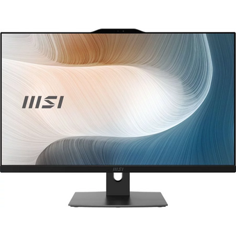  Моноблок MSI Modern AM272P 12M-229XRU (9S6-AF8211-648) 27" Full HD i7 1260P (2.1) 32Gb SSD1Tb Iris Xe noOS GbitEth WiFi BT 120W клав. мышь Cam черный 