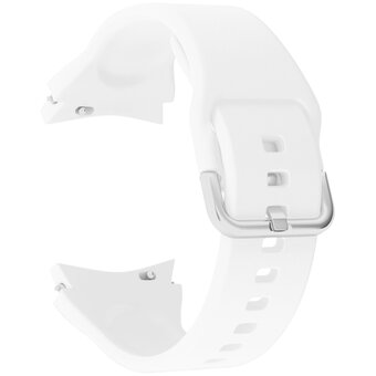  Силиконовый ремешок LYAMBDA Avior DSJ-SW-01-WT для Samsung Galaxy Watch4 20mm White 